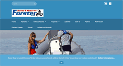 Desktop Screenshot of bootsmotore-forster.de