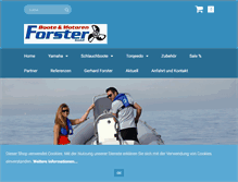 Tablet Screenshot of bootsmotore-forster.de